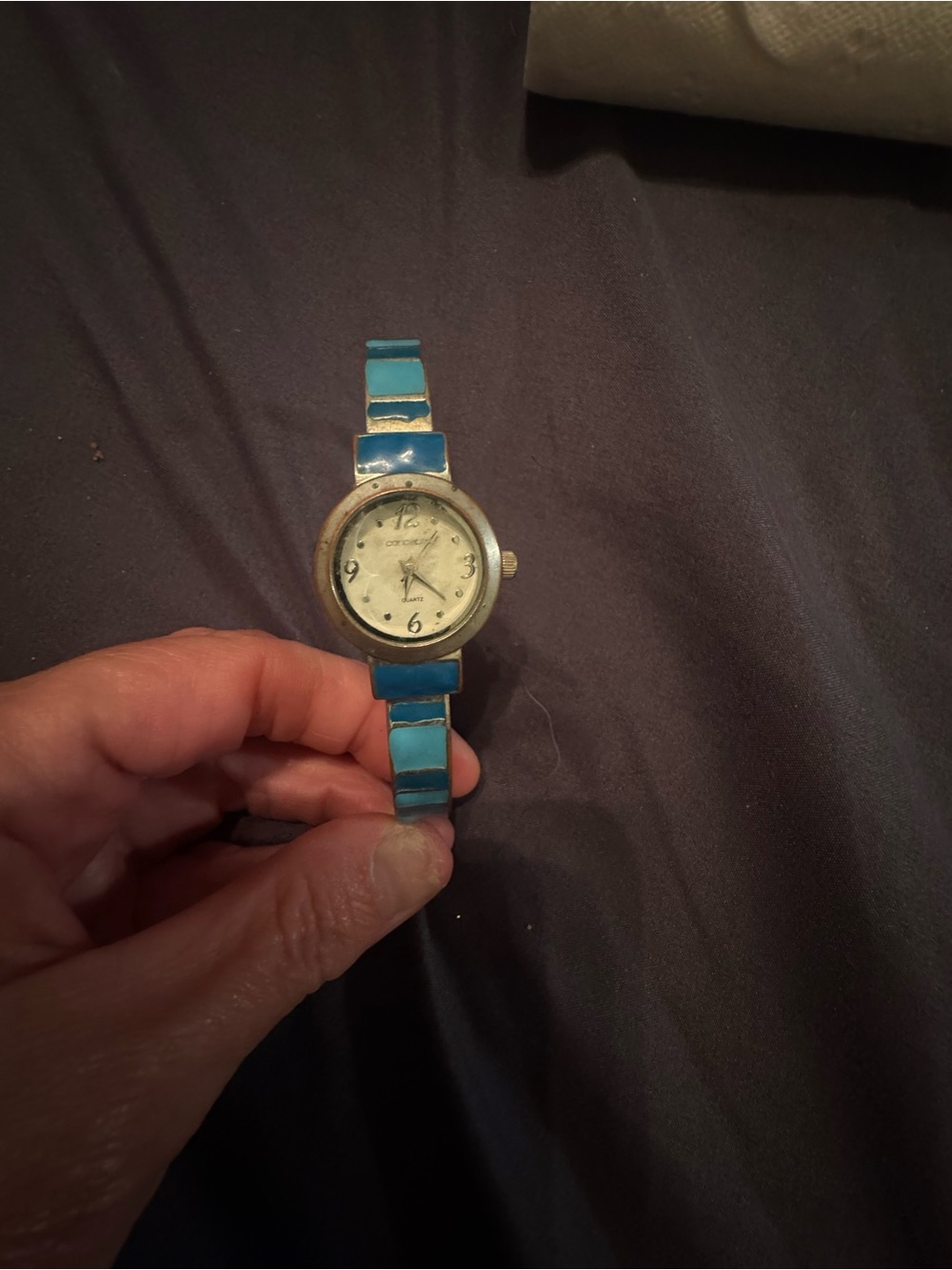 Ladies Blue Bracelet Watch - Elegant Turquoise Strap